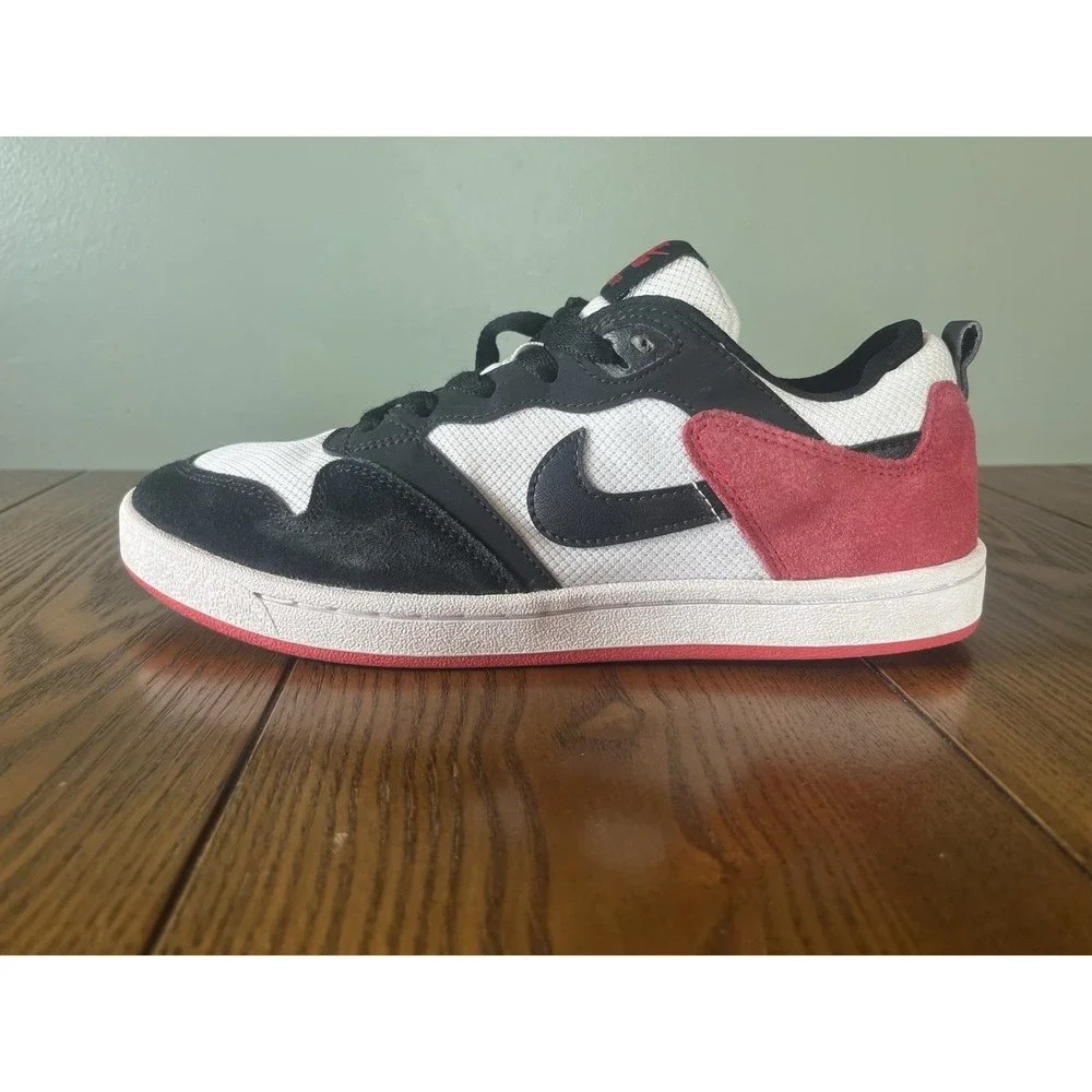 Nike Boys Alleyoop SB CJ0883-102 White Casual Shoes Sneakers Size 7Y Women's 8.5